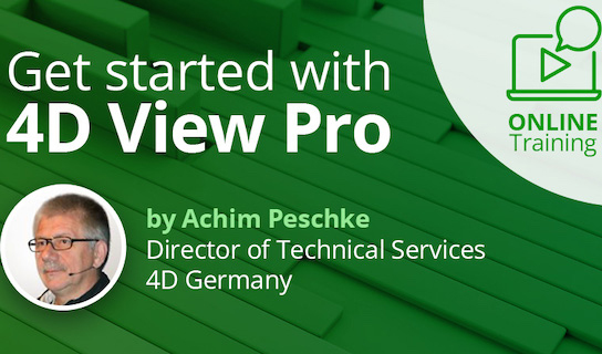 Get started with 4D View Pro